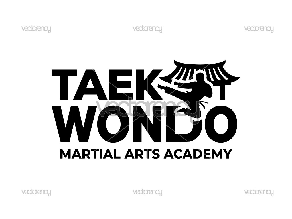 Taekwondo Martial Art Academy SVG