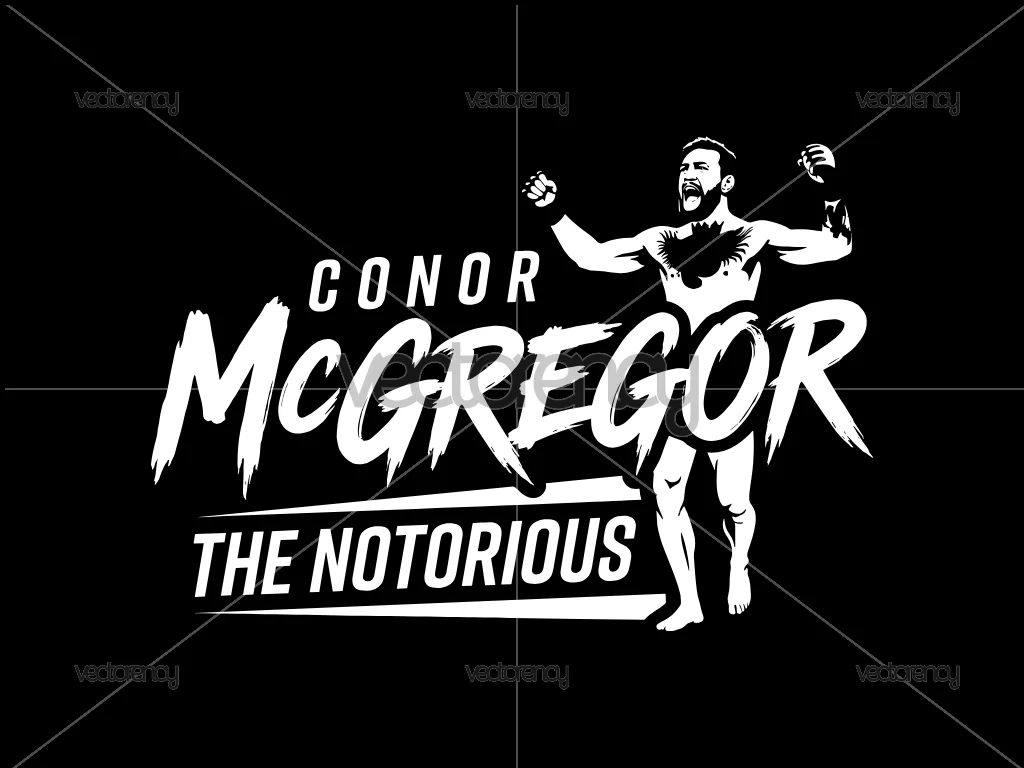 Conor McGregor Premium T-Shirt Design Vector PNG