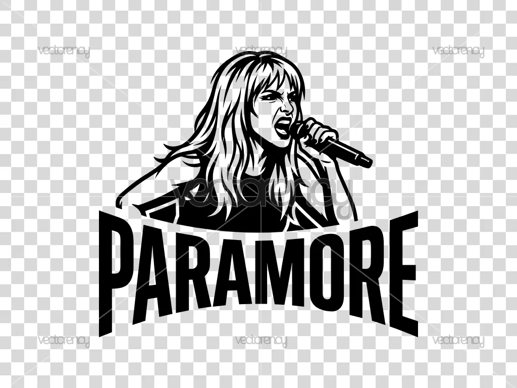 Hayley Williams Paramore Vector and PNG Transparent