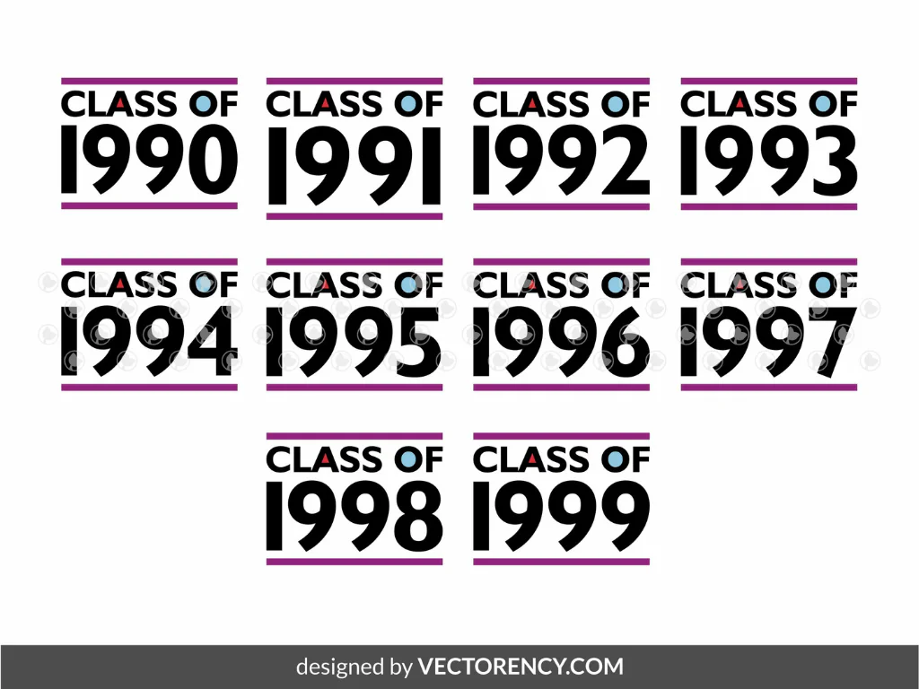 Reunion Shirt Design SVG, Class Old School, 1994