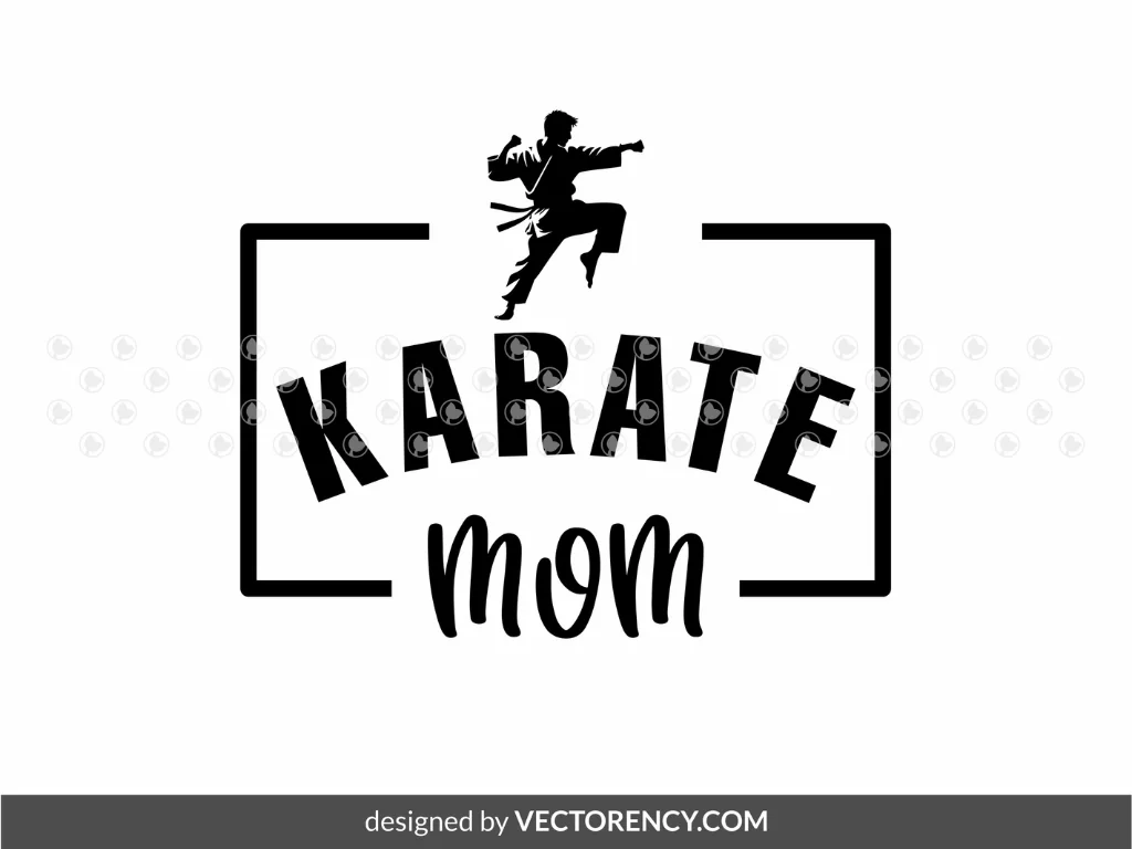 Karate Mom SVG Free Download