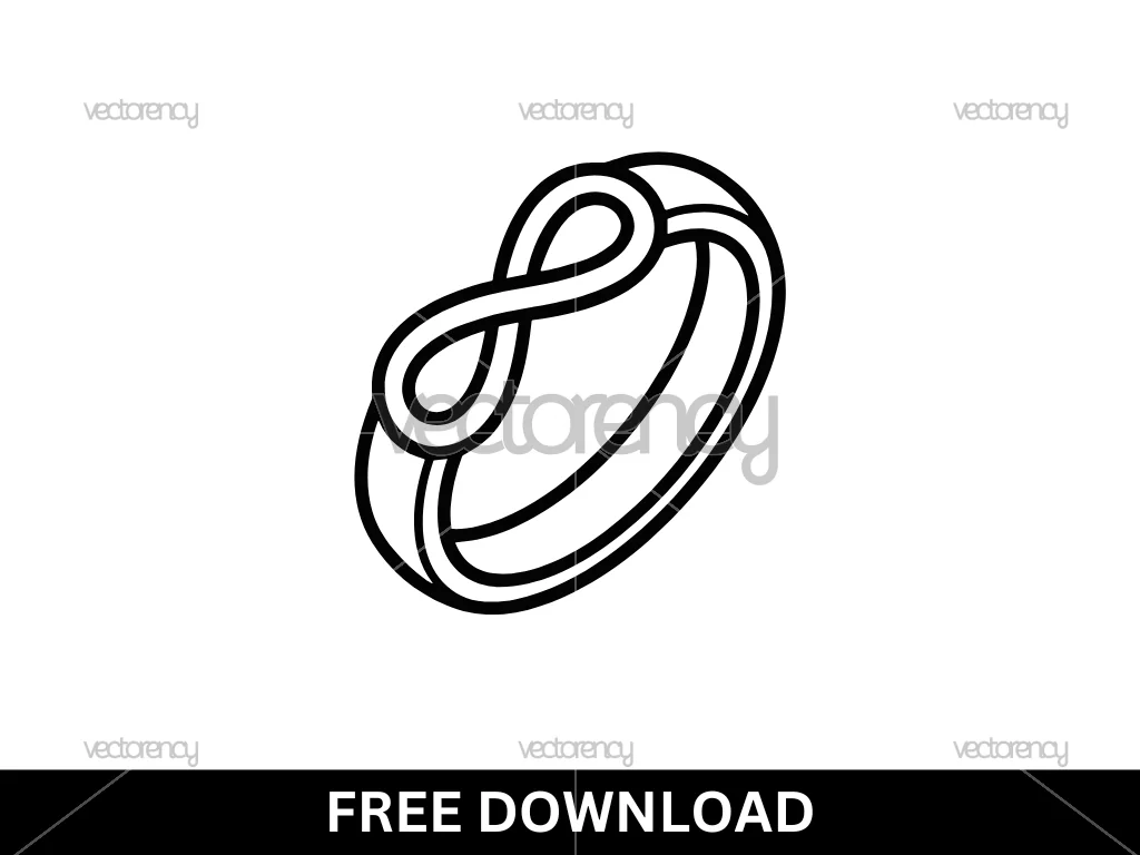 Infinity Ring Clipart SVG Free Download