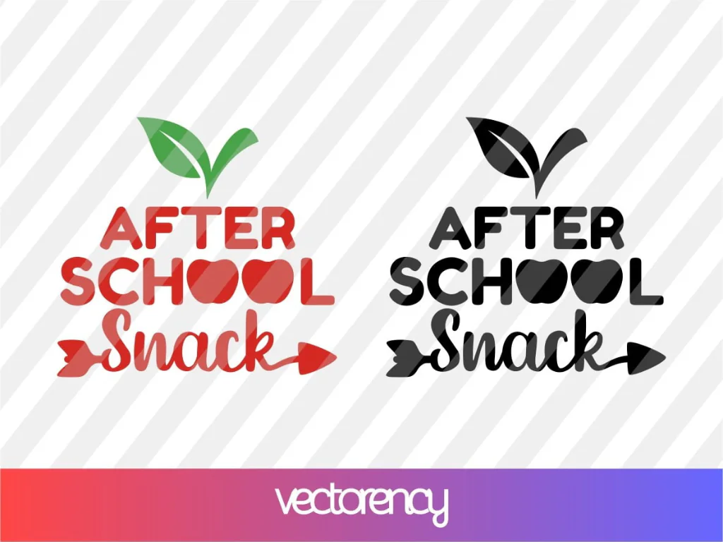 After School Snack SVG Cricut