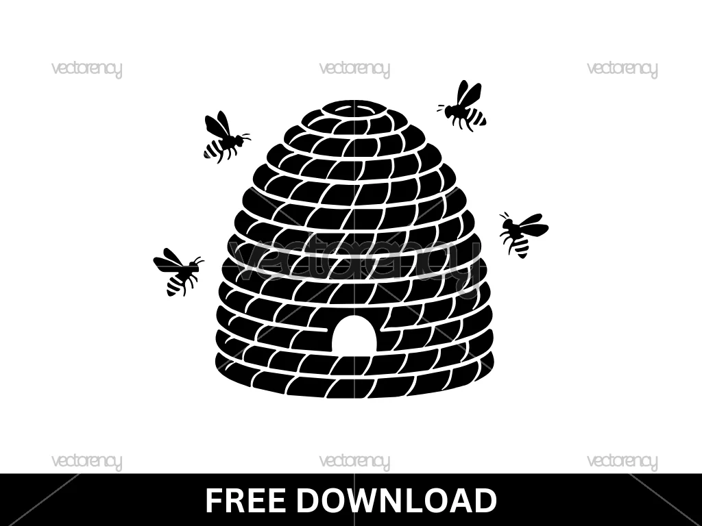 Dome Shaped Beehive Digital Cut File Free Download