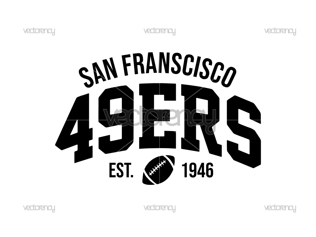 San Franscisco 49ers Est 1946 SVG Vector Design