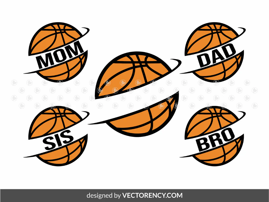 Basketball Family T-Shirt SVG, PNG, Vector