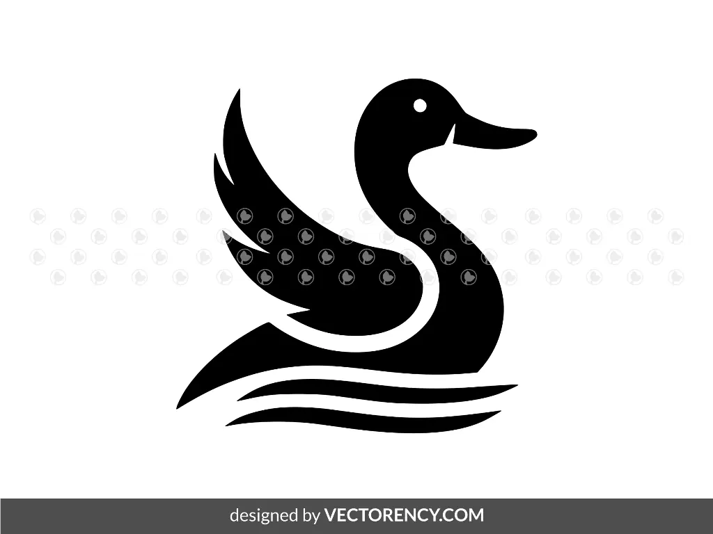 Duckbill Logo Silhouette Icon