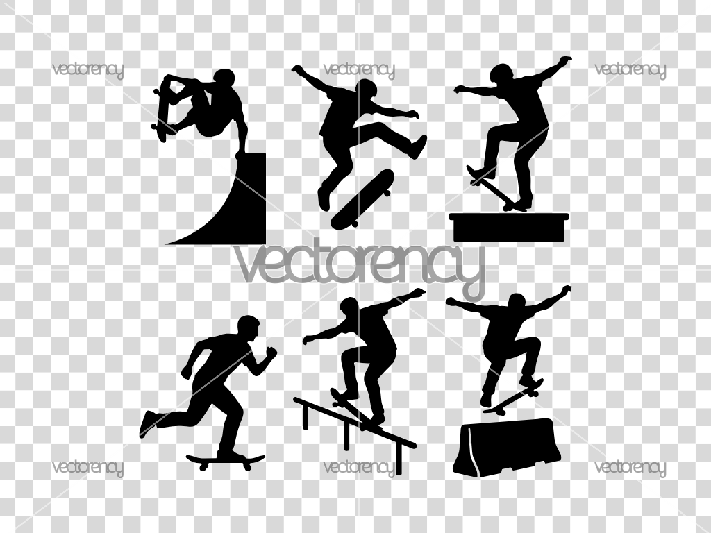 Tony Hawk Silhouette Vector