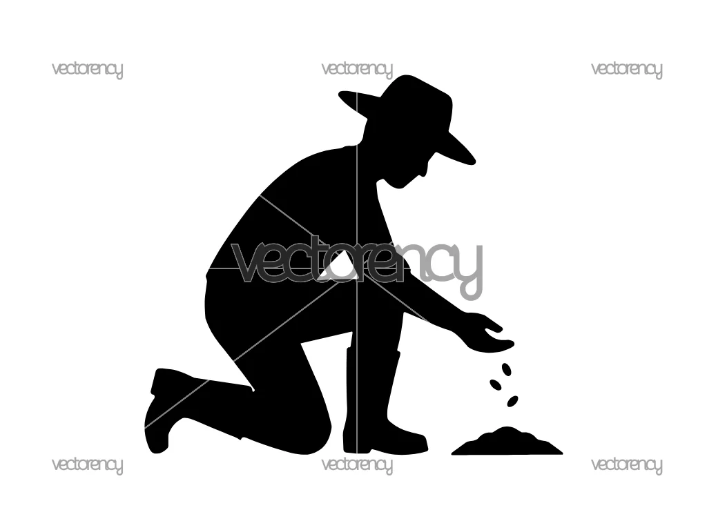 Farmer Graphic SVG Vector