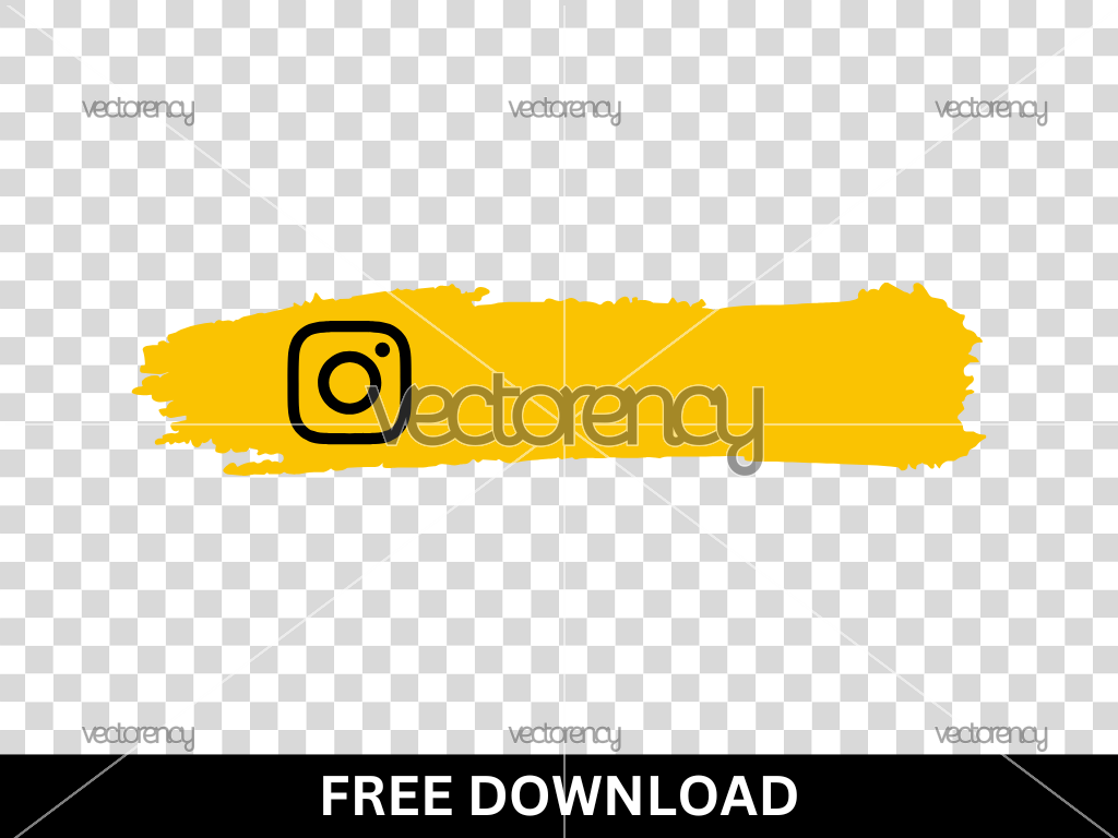 Instagram Username Template Brush PNG Vector
