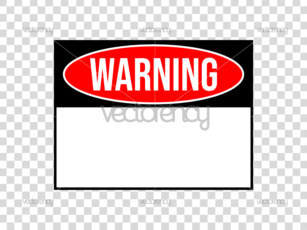 Warning Sign Blank Printable PNG SVG