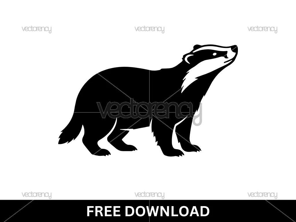 Free Badger Clipart SVG