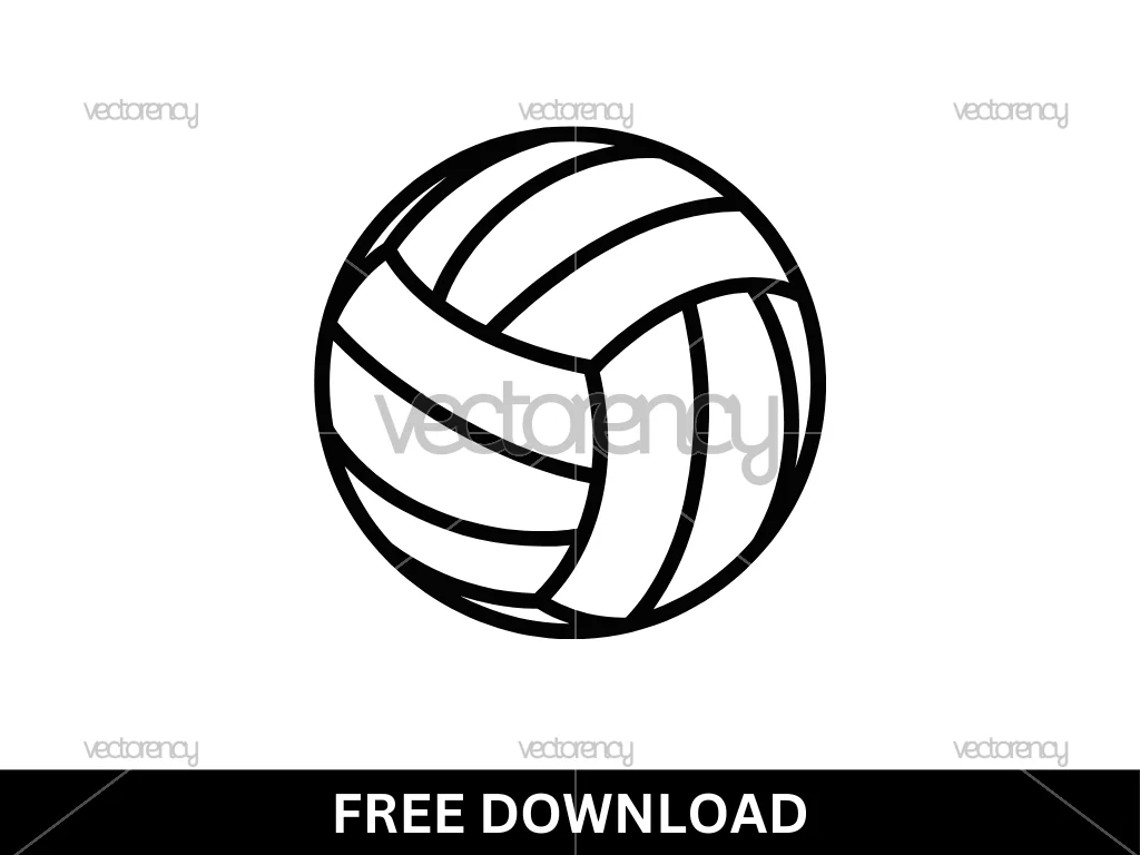 Volleyball SVG Files, Volley Ball Vector, PNG Free Download