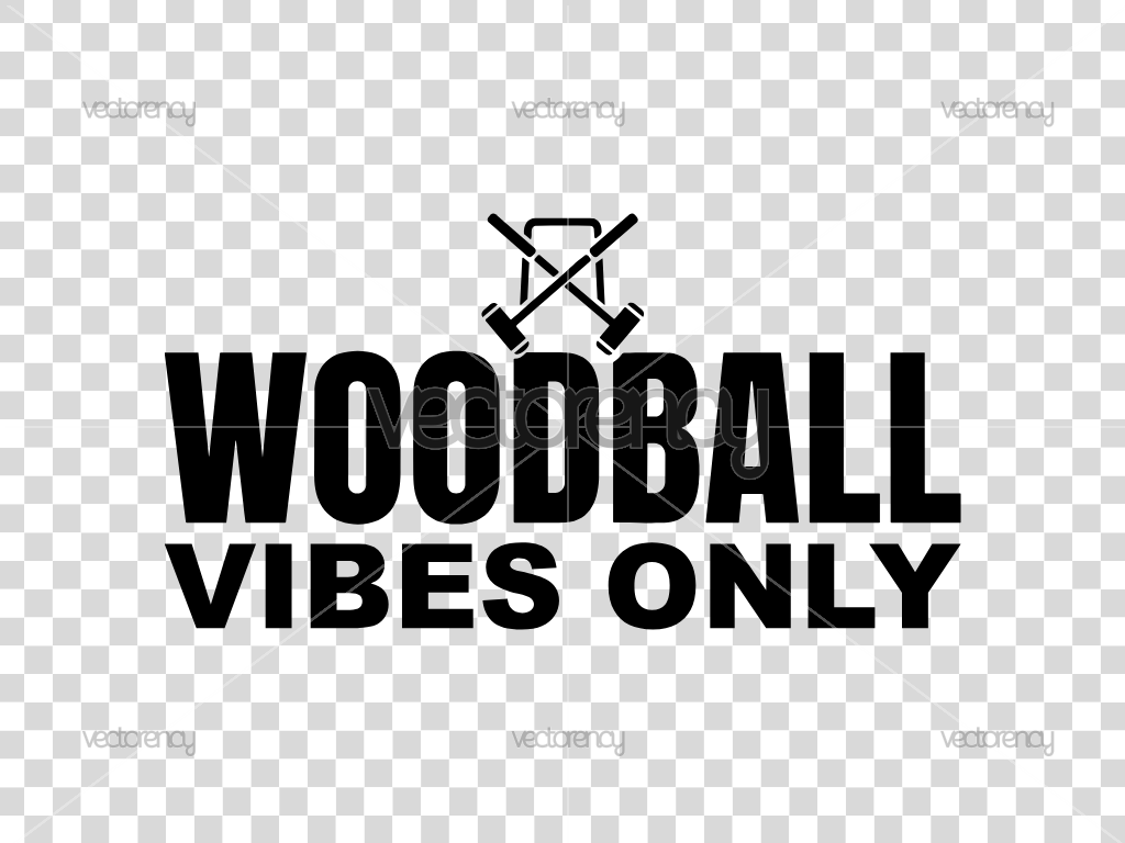 Woodball Vibes Only SVG