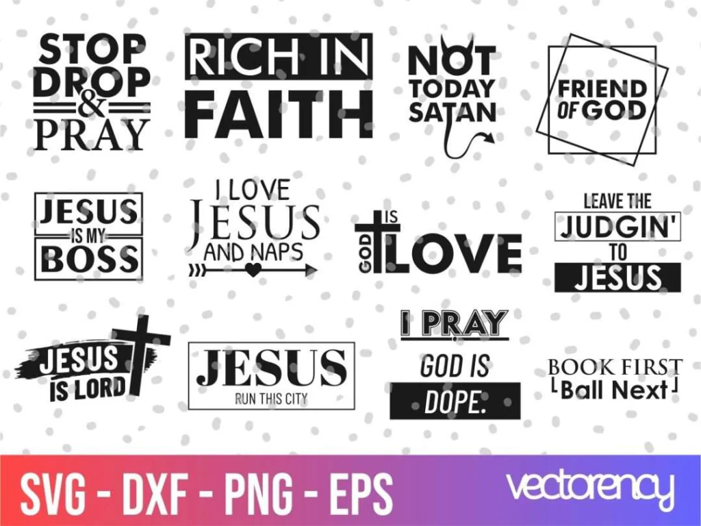 Urban Christian SVG T-Shirt Designs Bundle