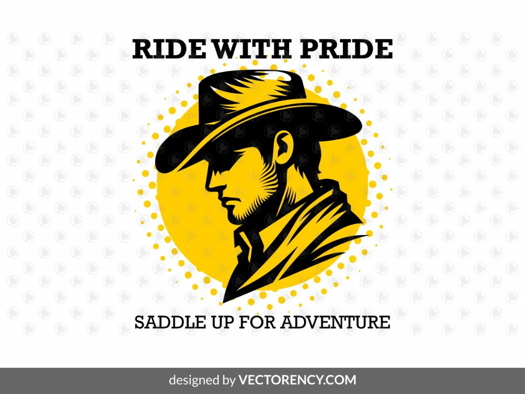 Cowboy Ride with Pride T-Shirt Design