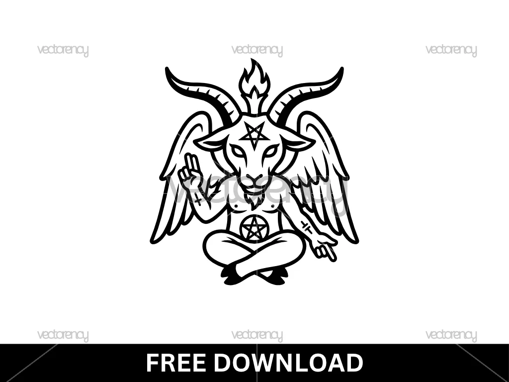 Baphomet Clipart SVG Free