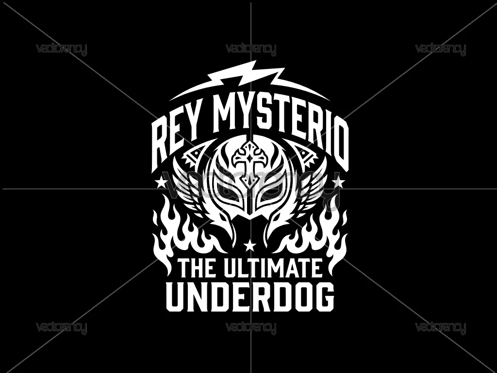 Rey Mysterio PNG SVG Shirt Design DTF Vector