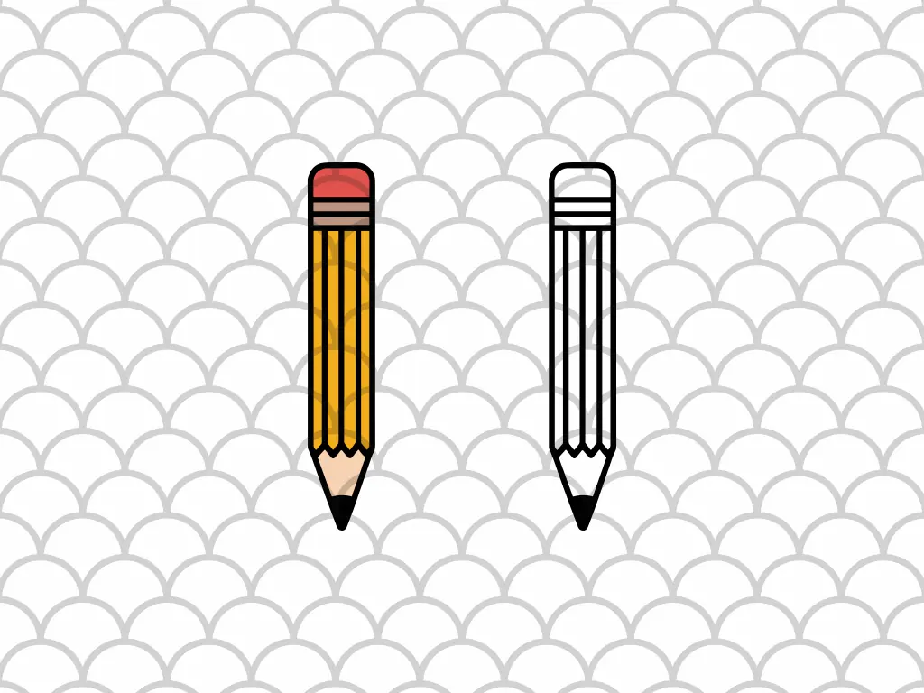 Clipart Pencil SVG Cut Files Eps