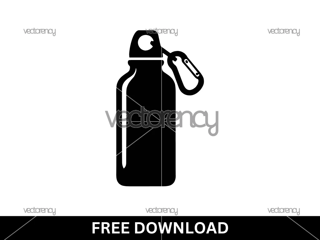 Water Bottle SVG Vector Icon