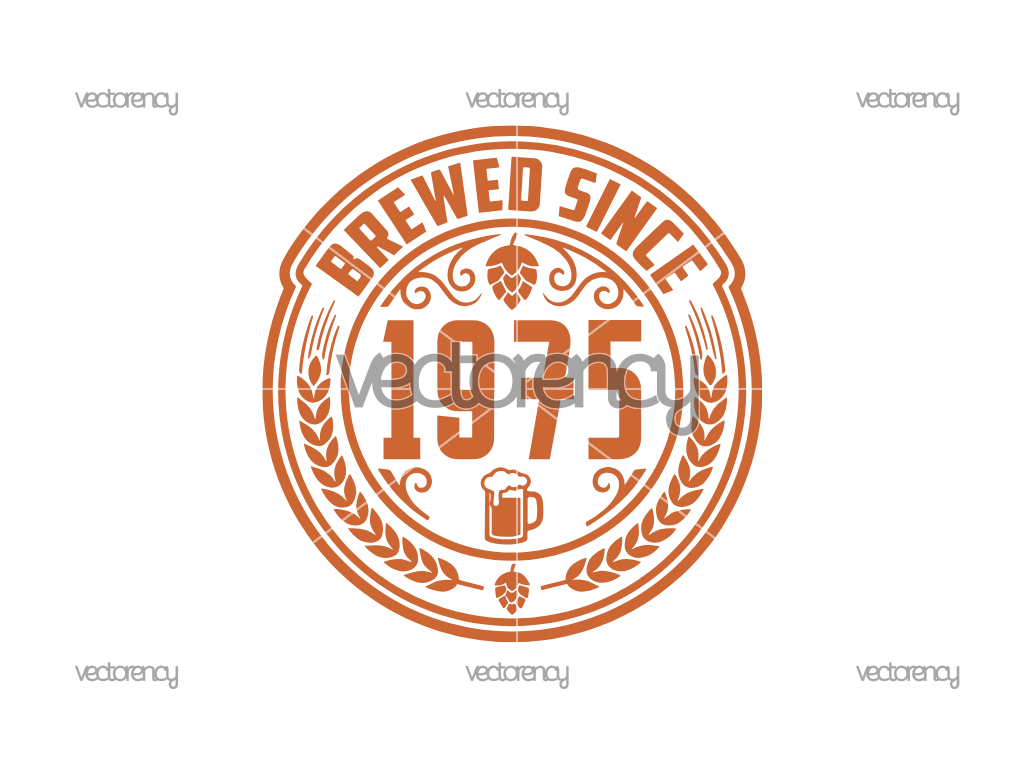 Brewed Since 1975 Beer Birthday