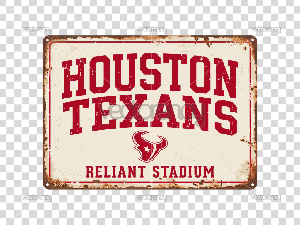 Houston Texans Reliant Stadium Sign PNG HD Transparent