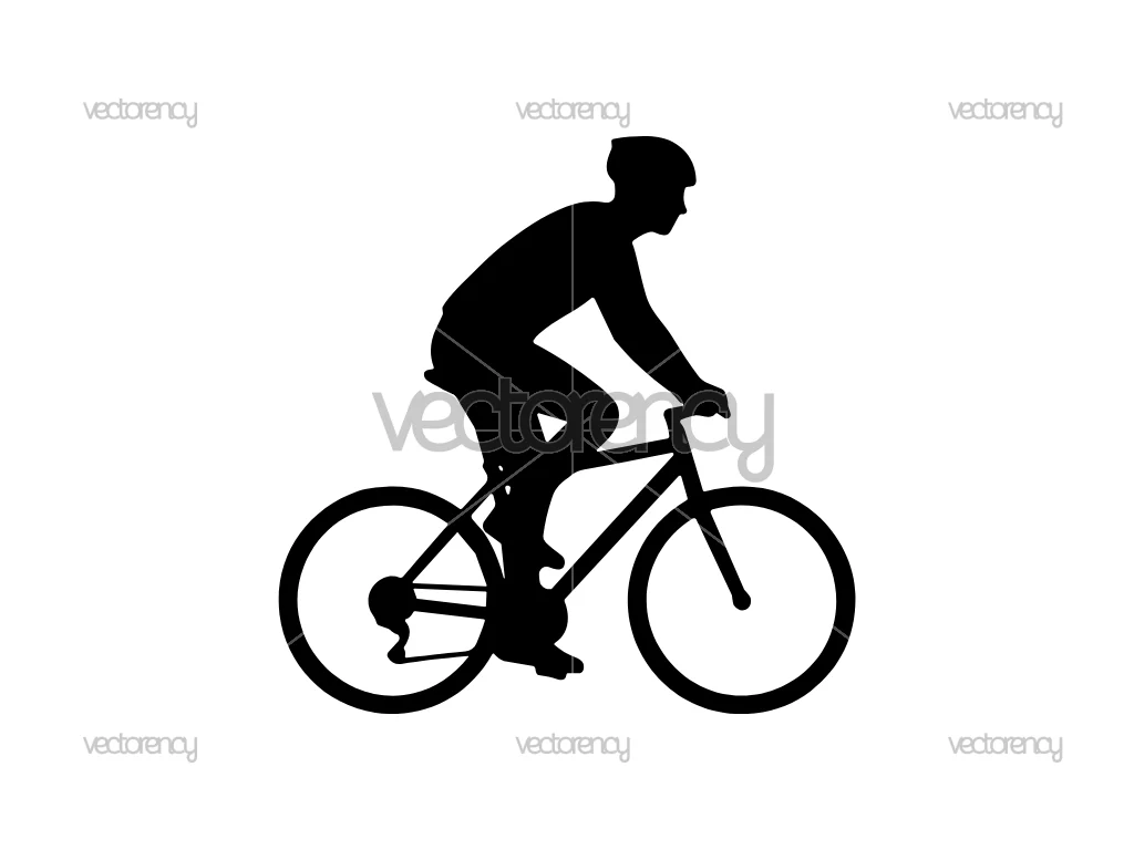 Bike Silhouette Clipart Image SVG