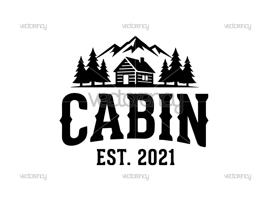Cabin SVG Cut File for Crafters