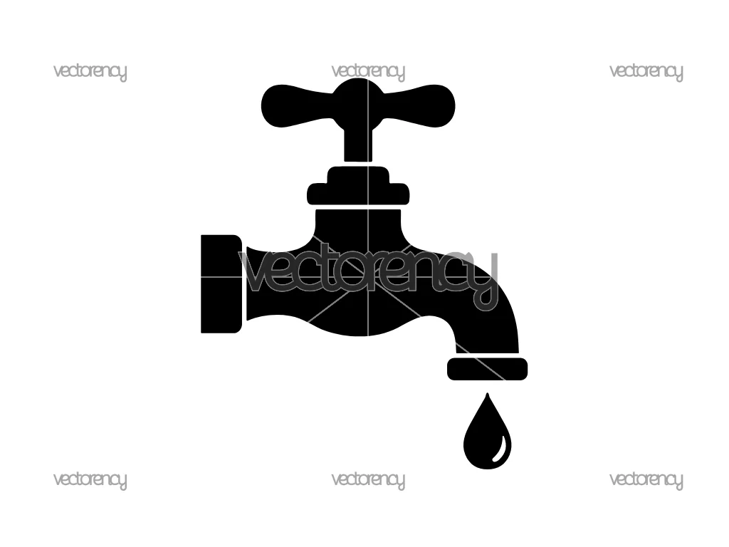 Water Tap Vector Design