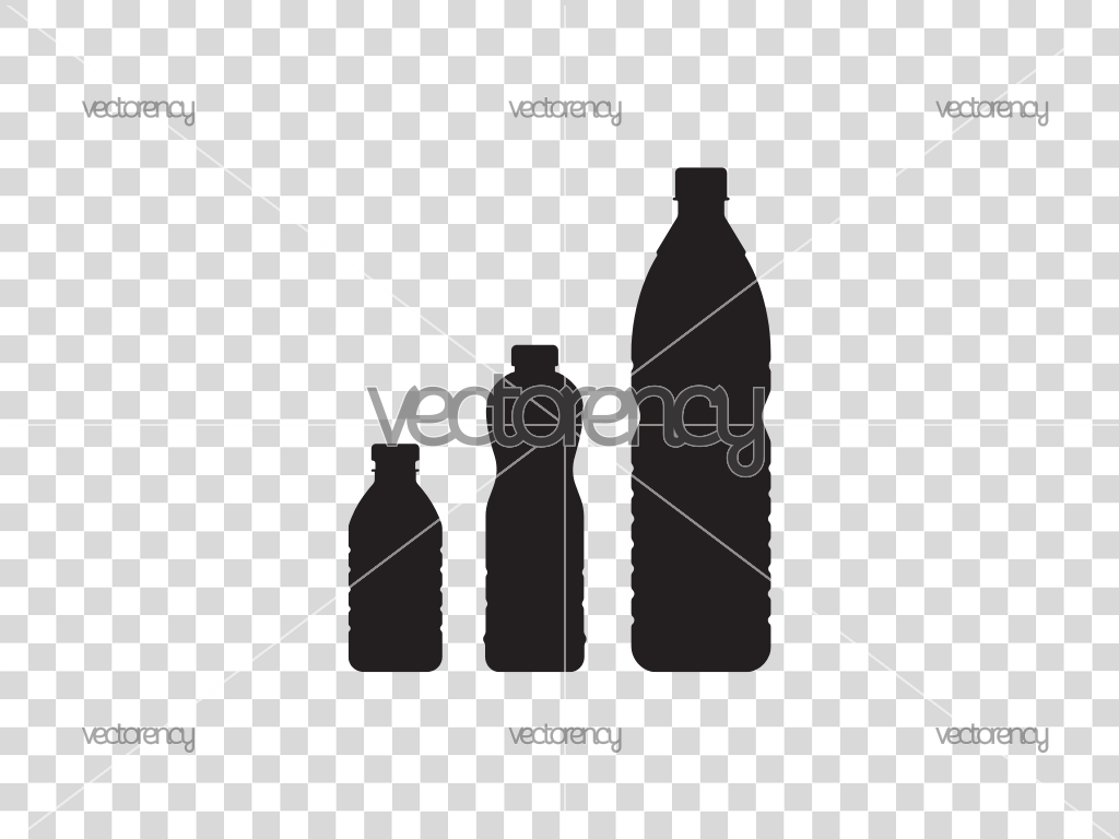 Bottle Silhouette SVG Cut File PNG EPS