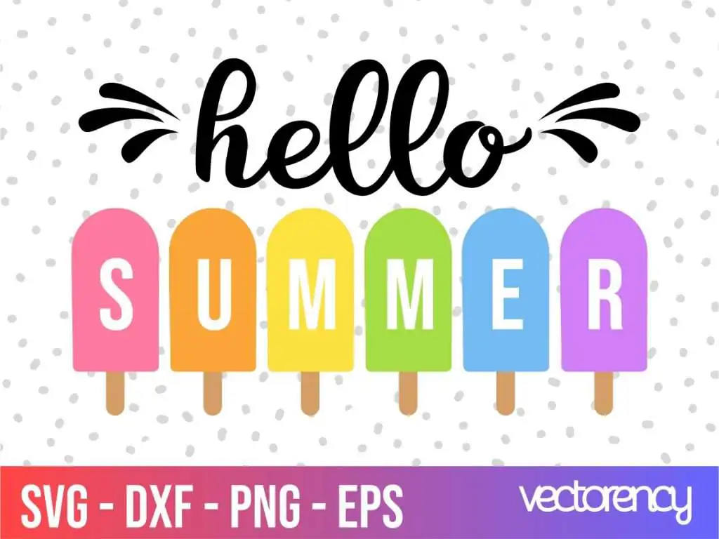 Hello Summer SVG