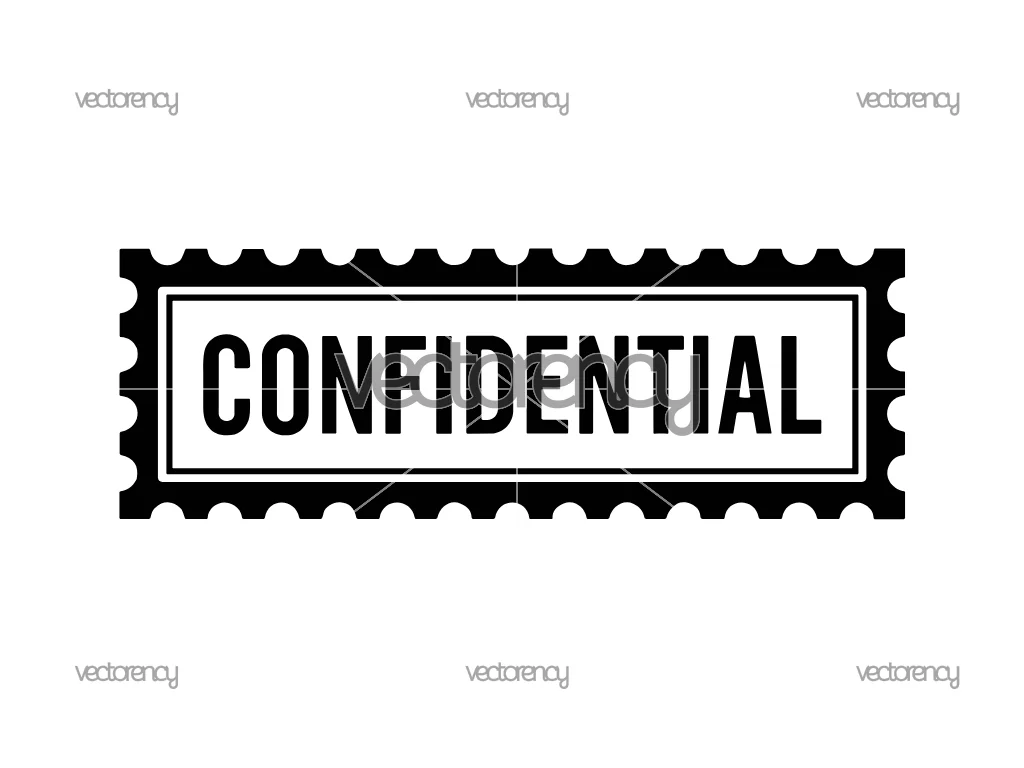 Confidential Label SVG