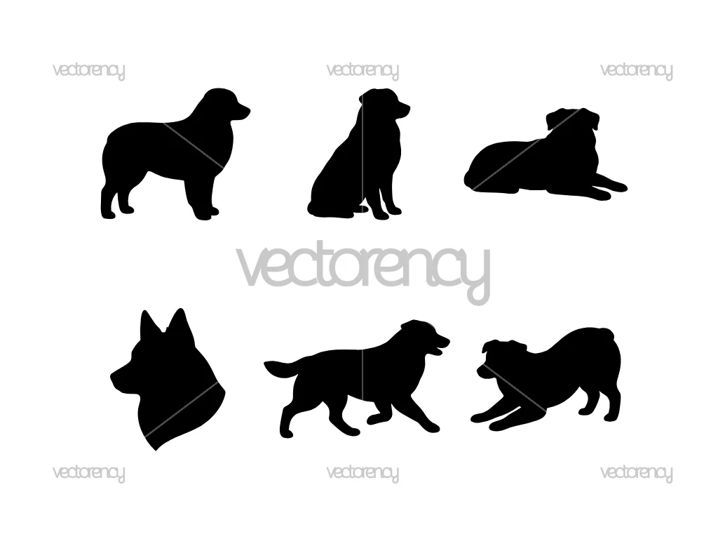 Australian Shepherd Silhouette