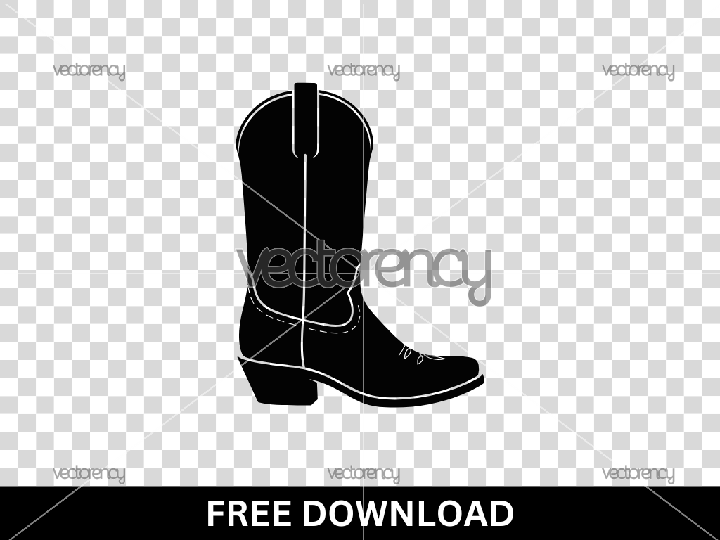 Cowboy Boot SVG Free