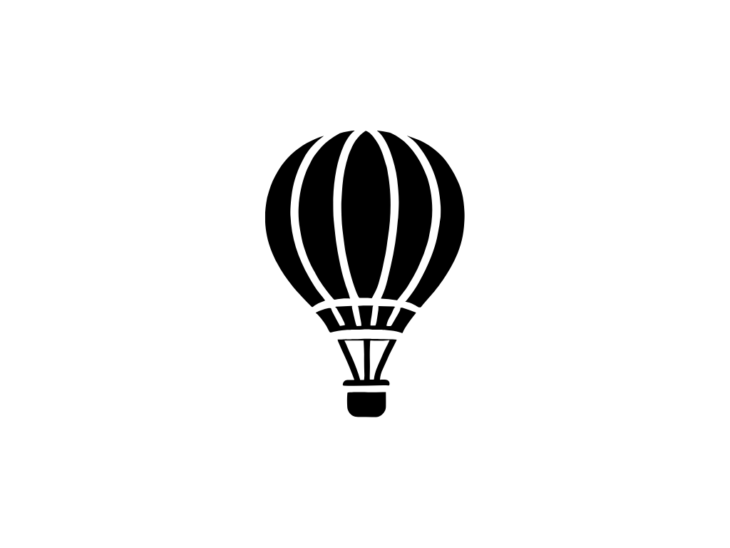 Hot Air Balloon SVG