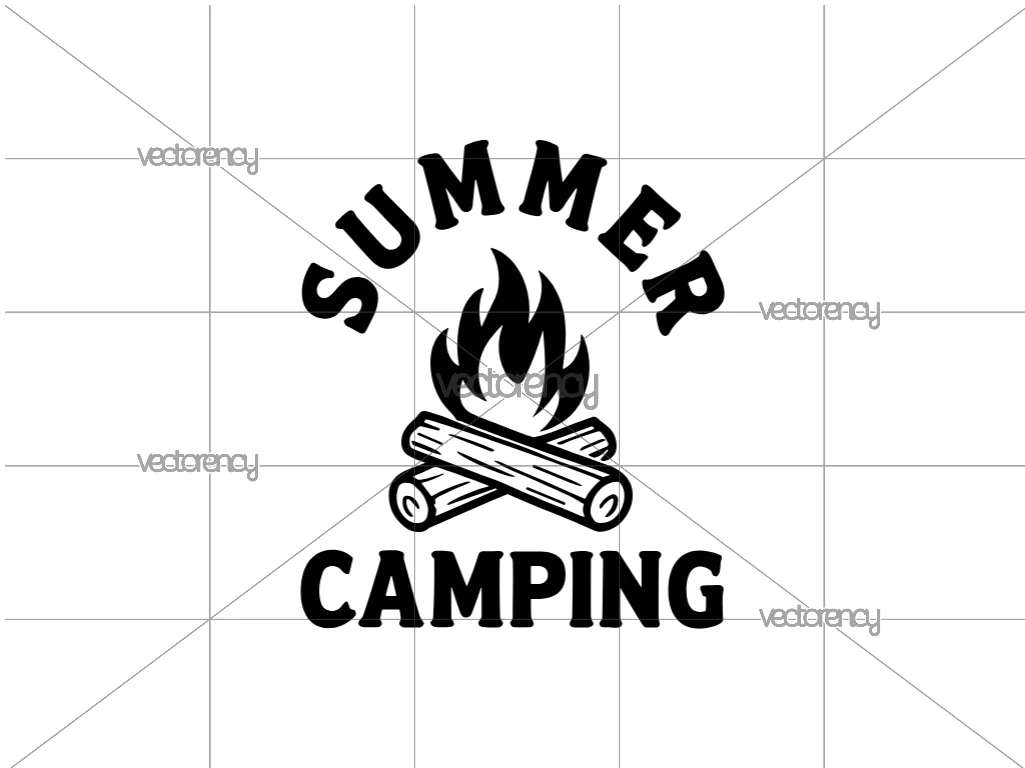 Summer Camping SVG Free