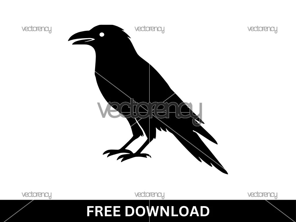 American Crow SVG Free