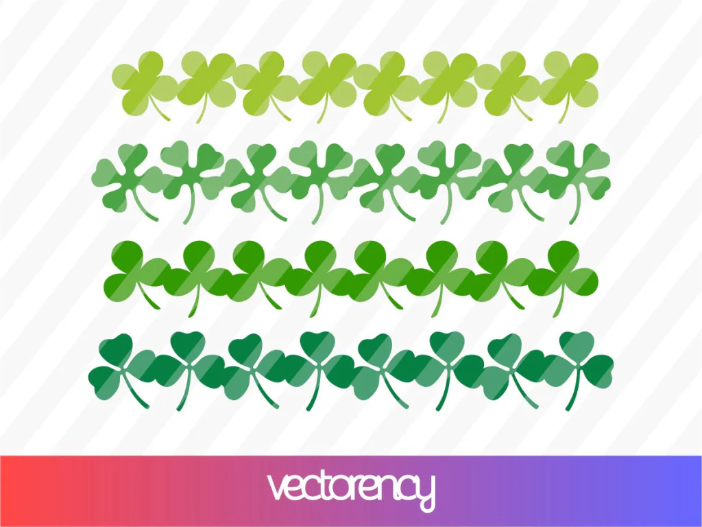 St Patrick’s Day Border SVG Clipart