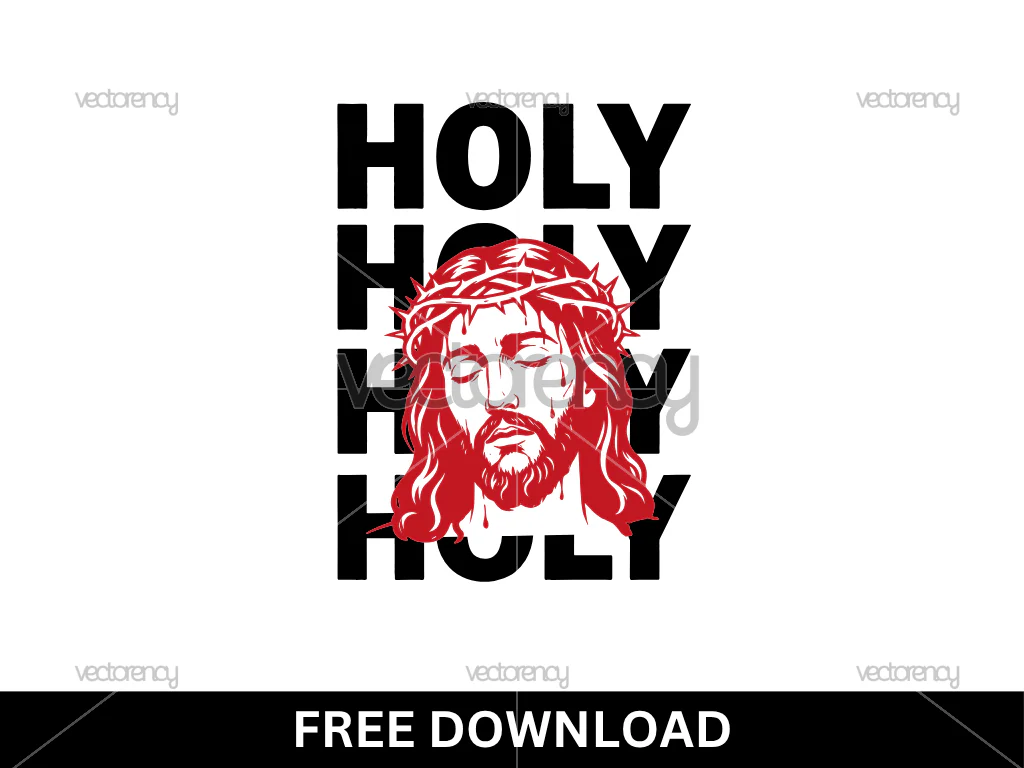 Holy spirit Jesus Face Free SVG PNG Shirt Design