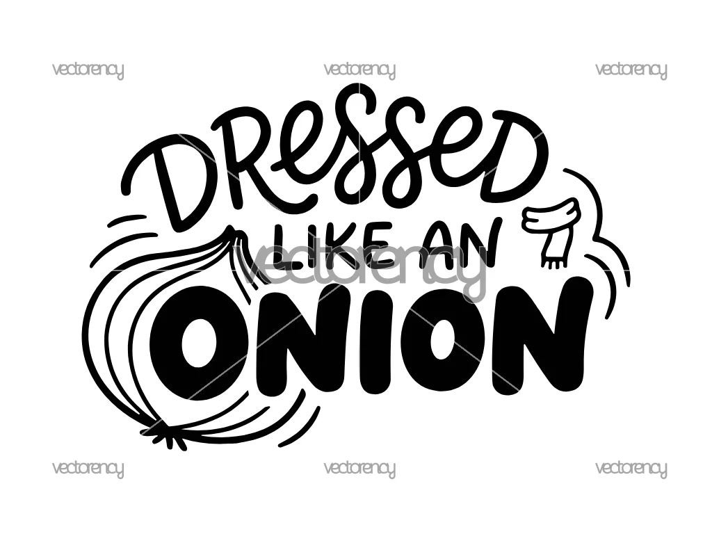 Dressed Like an Onion SVG