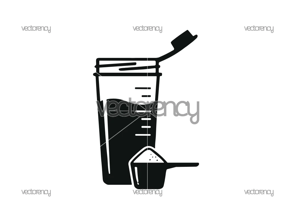 Protein Shaker Bottles SVG