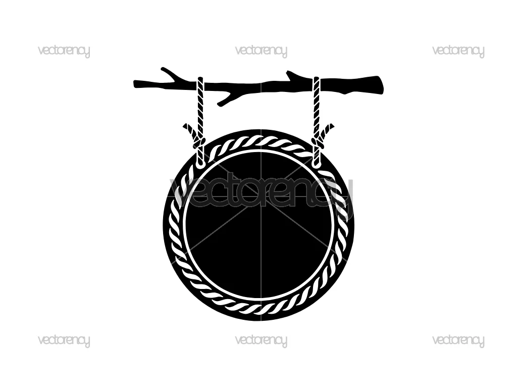 Hanging Sign Decorative SVG Cricut