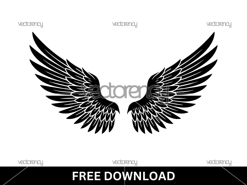 Angel Wings Isolated Icon Vector Illustration Design Free