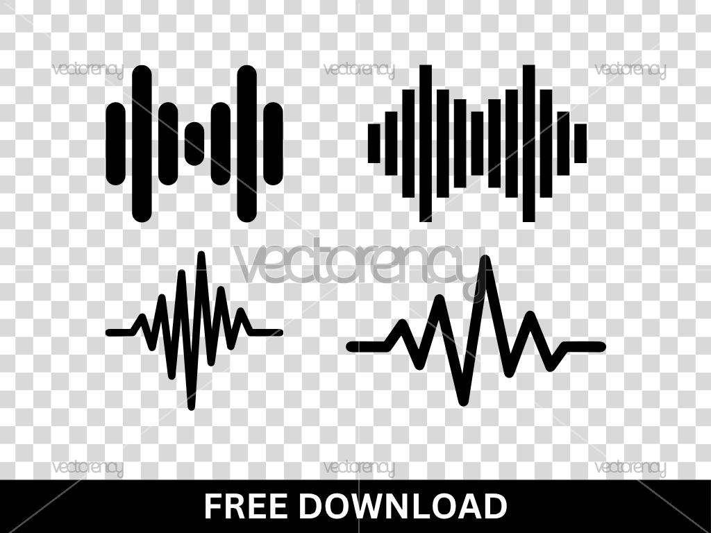 Audio Spectrum Sound Wave SVG Free