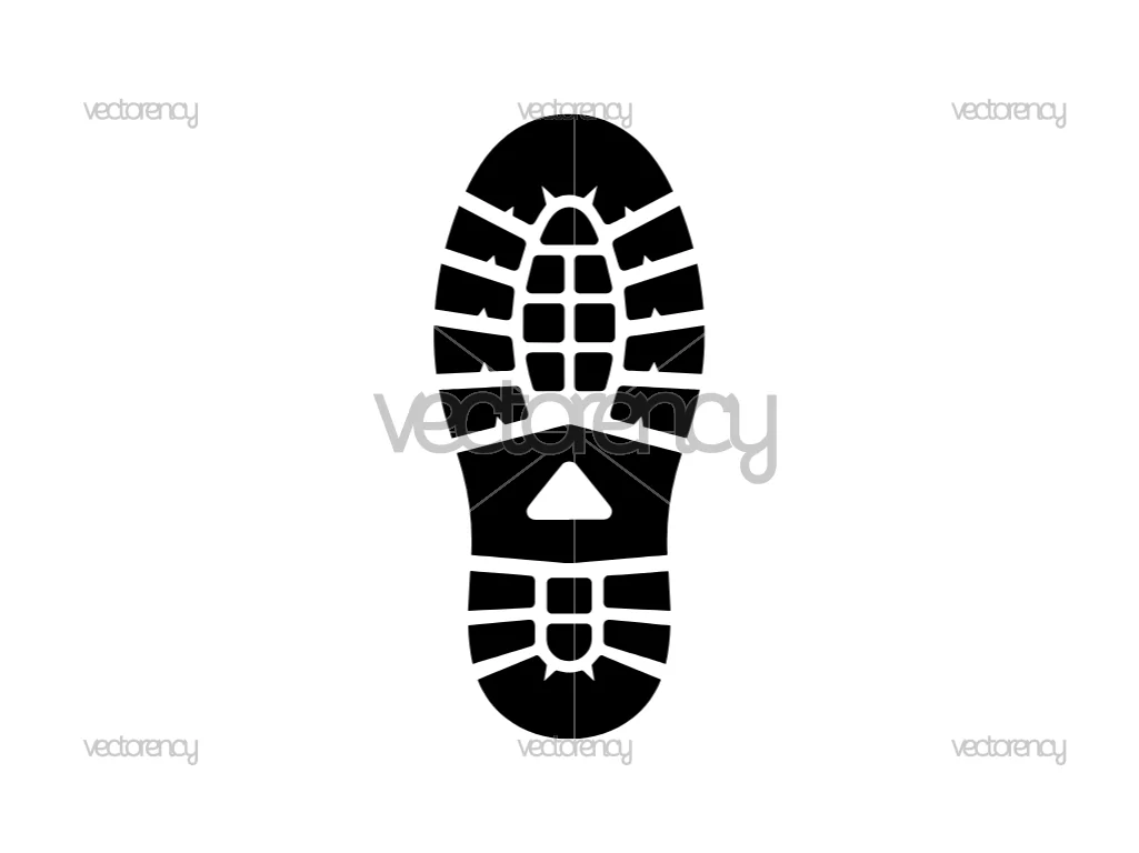 Boot Print SVG Cut File