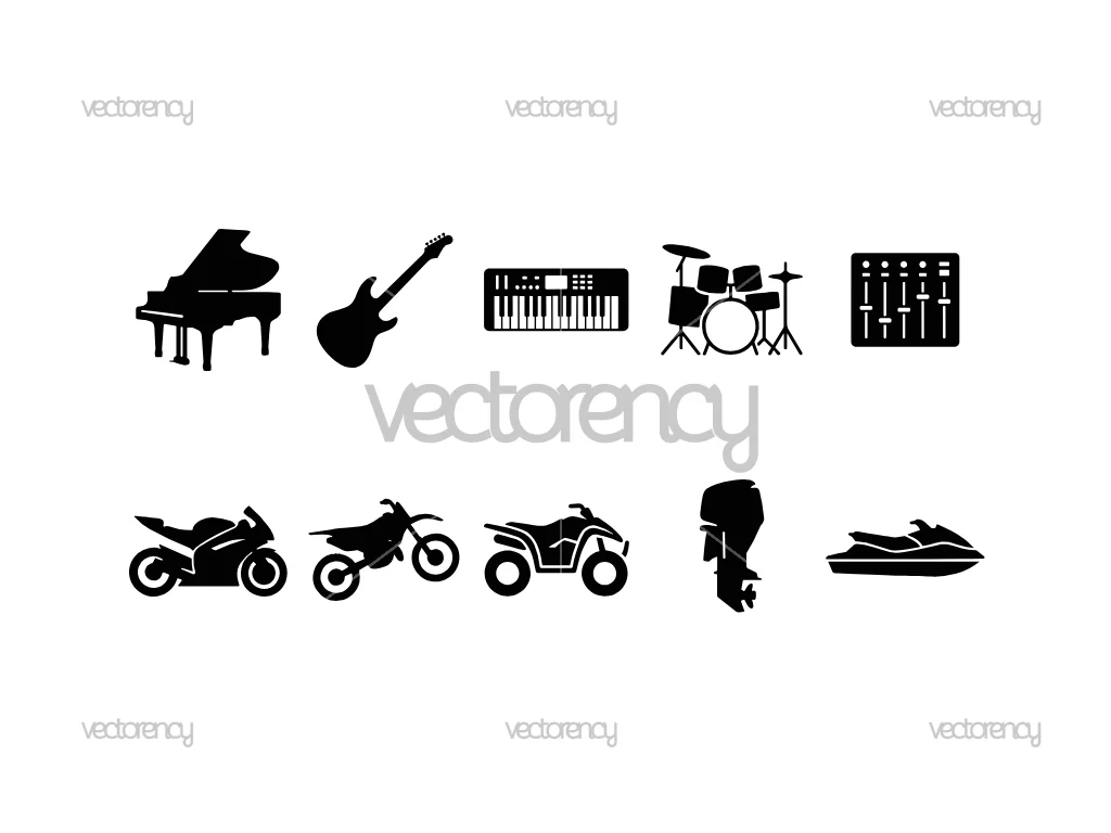 Yamaha Products Icon SVG EPS Vector