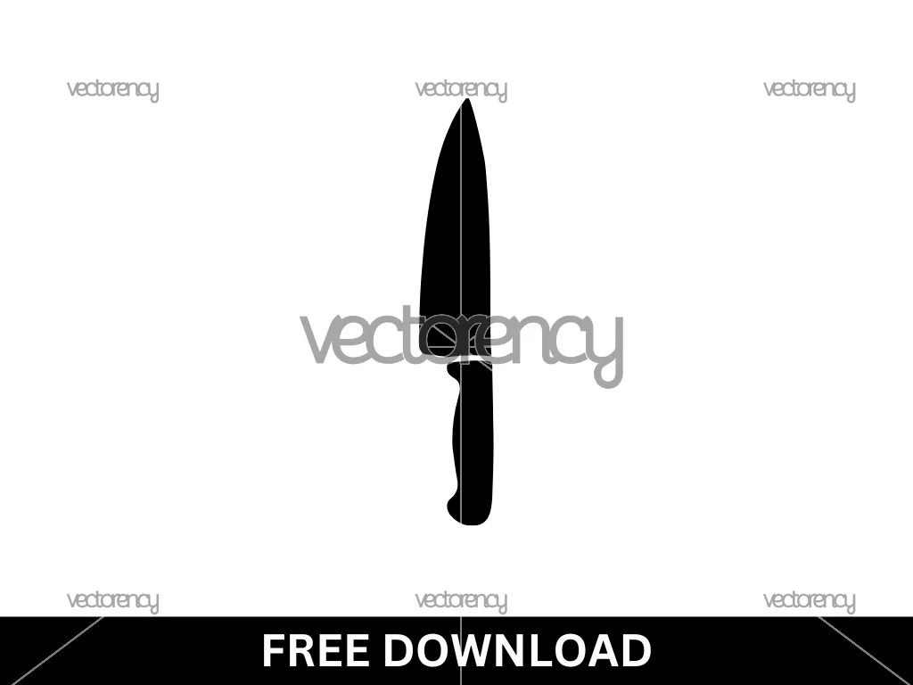 Chef Knife Clipart SVG