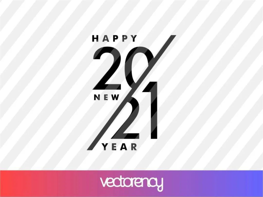 Happy New Year 2021 SVG