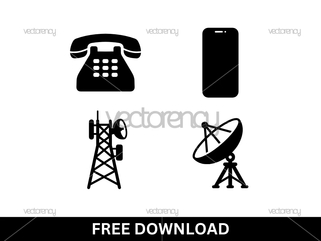 Tel Communication Vector Free