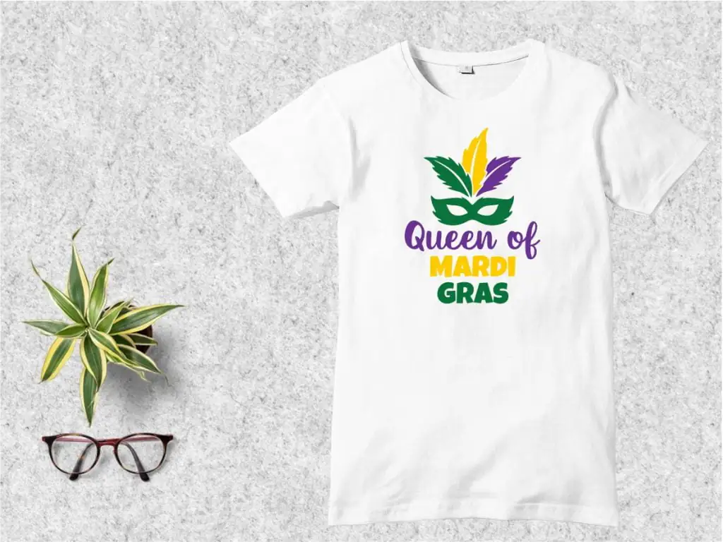 Queen of Mardi Gras SVG